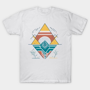 Bohemian Style Geometric Triangle T-Shirt